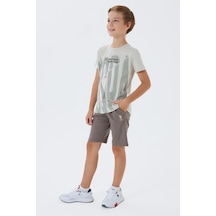 U.s. Polo Assn. Erkek Çocuk Kahverengi Bermuda Takım 5274-49807 Kahverengi