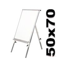50X70 Akyazı Teleskopik Ayaklı Laminat Beyaz Yazı Tahtası