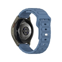 Kilifone - Huawei Watch Gt 3 42mm 22mm Uyumlu - Kordon Silikon Kordon Strap Kayış - Krd-132 - Mavi - T36068
