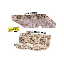 Salıncak Minder Takımı(Süngersiz)2 Kişilik Salıncak Minder Tente