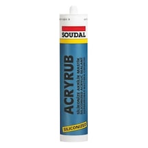 Soudal Silikonize Mastik 500 Gr Antrasit Gri