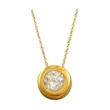 Bilezikhane Tektaş Kolye 1,71 Gram 14 Ayar Altın