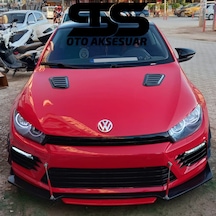 Volkswagen Scirocco Uyumlu Piano Black Kaput Üstü Havalandırma Izgarası
