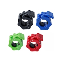 Symbee 25mm Nylon Halter Klipsi, Hızlı Montaj, Güçlü Tutma, Güvenli Egzersiz, Sırt Çalışması, Dört Renk Seti Siyah+mavi+yeşil+kırmızı