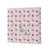 Flamingo 2 - Çizgisiz Yan Boyamalı Defter