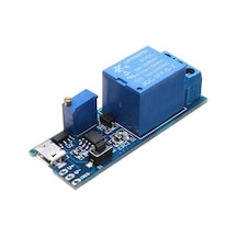 Modülelektronik-5-30V Zaman Ayarlı Röle Kartı Mikro Usb Girişli