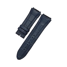 Guess Collection W0247g Uyumlu Lacivert Deri Saat Kordonu