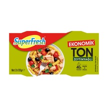 Superfresh Ekonomik Zeytinyağlı Ton Balığı 2 X 135 G 7'li Avantaj Paketi Mıchu