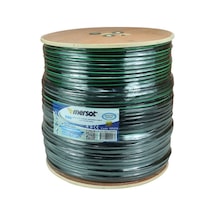Rg6/U6 Mersat Bakır Yeşil Anten  Kablosu Cu/Cu 300 Metre