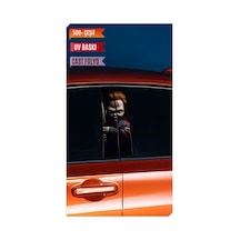 Araç Kapı Direk Kaplama Folyosu Chucky Desenli Sağ Sol Takım 2 Adet - 22x50 Cm Görsel - 785710545