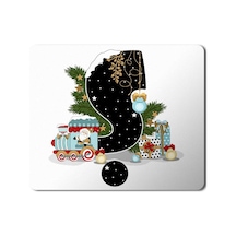Yeni Yıl Merry Christmas Yılbaşı'na Özel Ş Harfi Mousepad Mouse Pad