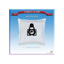 Bks 1325 Süpürge Toz Torbası 5 Pakette 25 Adet Torba Kd02