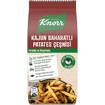 Knorr Kajun Baharatlı Patates Çeşnisi 4 Adet Acılı Ve Aromatik Lezzet, Pratik Sos Çeşnisi