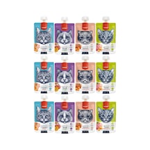 Wanpy Karışık Kedi Et Ezmesi 90 Gr X 12 Paket