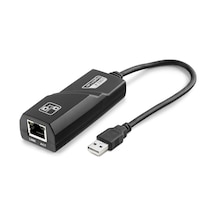 Usb 2.0 Ethernet Adaptör 10/100 Mbps - Siyah Hdx5274
