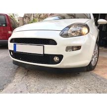 Fiat Punto Uyumlu Body Kit Ön Tampon Eki Kırılmaz Yumuşak Lip Mat Siyah