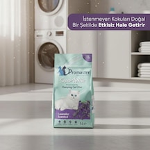 Süper Beyaz Doğal Bentonit Topaklanan Kedi Kumu Lavanta Kokulu 5 Lt