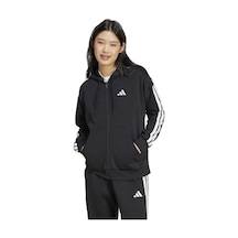 Adidas 3 Stripes Fleece Kadın Kapüşonlu Ceket Çok Renkli