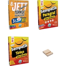Lgs 8. Sınıf Türkçe Ve Paragraf Jett Fasiküller Ve Soru Bankası 3lü Set