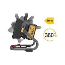 Dx62b 18volt 20w 750/1600 Lümen Profesyonel Iki Kademeli Led Projektör Akü Dahil Değildir