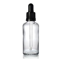 Paradise 50 adet 50 ml şeffaf cam damlalıklı şişe