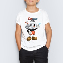 Cuphead Çocuk Tişört T-Shirt Mr-05
