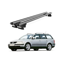 Venüs Volkswagen Passat Variant B5 1997-2005 Uyumlu Gri Ara Atkı Port Bagaj Tavan Barı