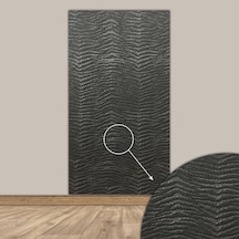 Tink 3d Kendinden Yapışkanlı Akustik Keçe Panel Duvar Kağıdı Desenli 52x98 Cm 2 Adet 1 M² Koyu Gri