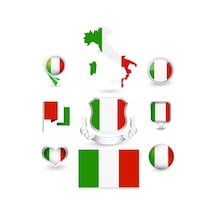 İtalya Sticker Set