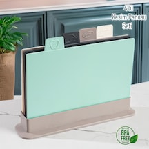 Porsima 1164 Cappuccino Asıa 4'lü Kesme Tahtası Sebze, Et Ve Ekmek Kesme Tahta Seti Çok Renkli Porsima 1164 Cappuccino Asıa 4'lü Kesme Tahtası Sebze, Et Ve Ekmek Kesme Tahta Seti Çok Renkli