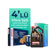 Bmw 1.16 Benzin Filtre Bakım Seti Motul Motor Yağlı 2019-2023 4 Lü 8200BKMFLSHNGFL12118