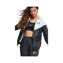 Nike Ar3092-010 Windrunner Kapüşonlu Kadın Mont-7472 Siyah