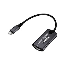 Type C Video Capture Yakalama Kartı Uçlu Hdmı To Type-c Pc Bilgisayar Video Yakalama Hdmı Aktarma İçin Kullanılmaz