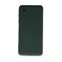 Samsung Galaxy Uyumlu A01 Core Kılıf Nano İçi Kadife Silikon - Koyu Yeşil Bz8683140167080