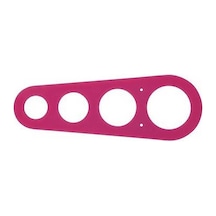 Silikon Spagetti Ölçüsü 18,5 X 6,5 Cm Pembe Silikon Çok Renkli Diğer