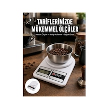 Hassas Ölçüm İçin Dijital Mutfak Tartısı 10 Kg Kapasiteli Yeni Nesil - Hs08372776-5823 Diğer