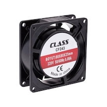 Class 80X80X25Mm Ac 220Volt Fan