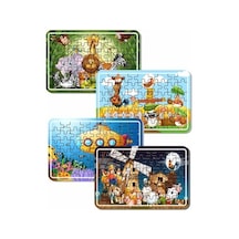 Lipyos Sevimli Hayvanlar, Çiftlik Hayvanları, Çiftçi Çocuk Ve Denizaltı Ahşap Puzzle Seti