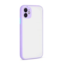 Newface Apple İphone 12 Kılıf Montreal Silikon Kapak - Mor