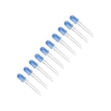 10 Adet 5Mm Mavi Led N11.483