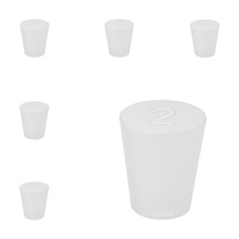 Borox Silikon Tıpa No 2 - 15x20x26mm - 5 Adet