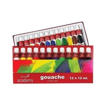 Fanart Academy 12 Renkli Guaj Boya Seti 12x12ml 3500.s12 Özellikli Sanatsal Malzeme Çok Renkli