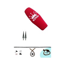 Cg Cup Kırmızı King Koltuk Kılıfı+2 Adet Sivri Vida +buji Kablo Kılıfı