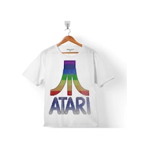 Atarı Ateri Nostalji Oyun Logo 2 Çocuk Tişört 001