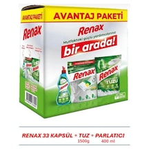 Renax Avantajlı Paket Bulaşık Makinesi 3 Lü Set