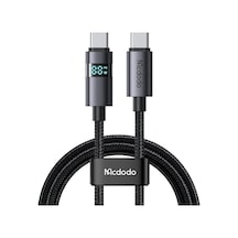 Ca-5610 Usb-c To Usb-c 100w Kablo Yatay Led Ekranli Siyah Standart