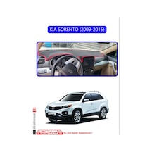 Kia Sorento 2009-2015torpido Koruma Halısı Mavi Kenar