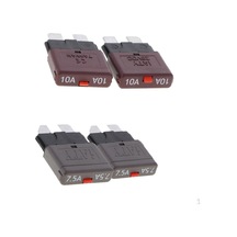 Araba Motosiklet Suv İçin 4 Parça Evrensel Dc 28v Sigortalar - 7.5a 10a