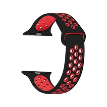 Microsonic Apple Uyumlu  Watch Series 7 45 MM Rainbow Sport Band Kordon
