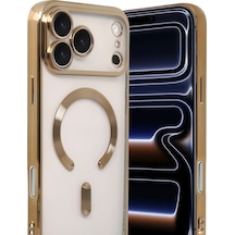 Apple Uyumlu iPhone 17 Pro Kross Magneticsafe Kapak Altın